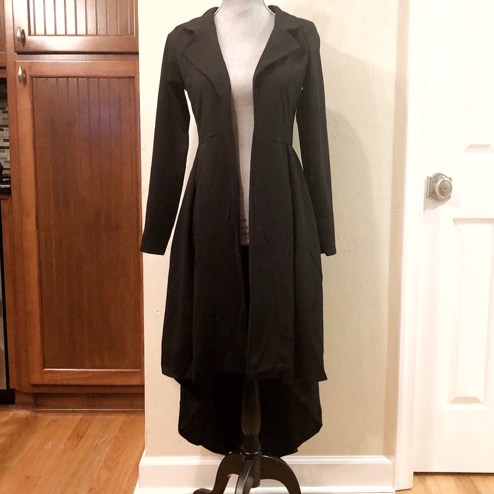 💐JUST IN! Fabulous Hi/Low Hem Duster Coat - Picture 3 of 5